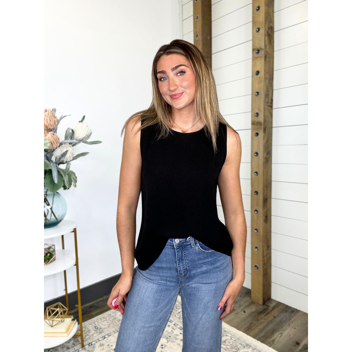 Sleeveless top — relaxed-fit and 100% polyester, Better Than Before Tank