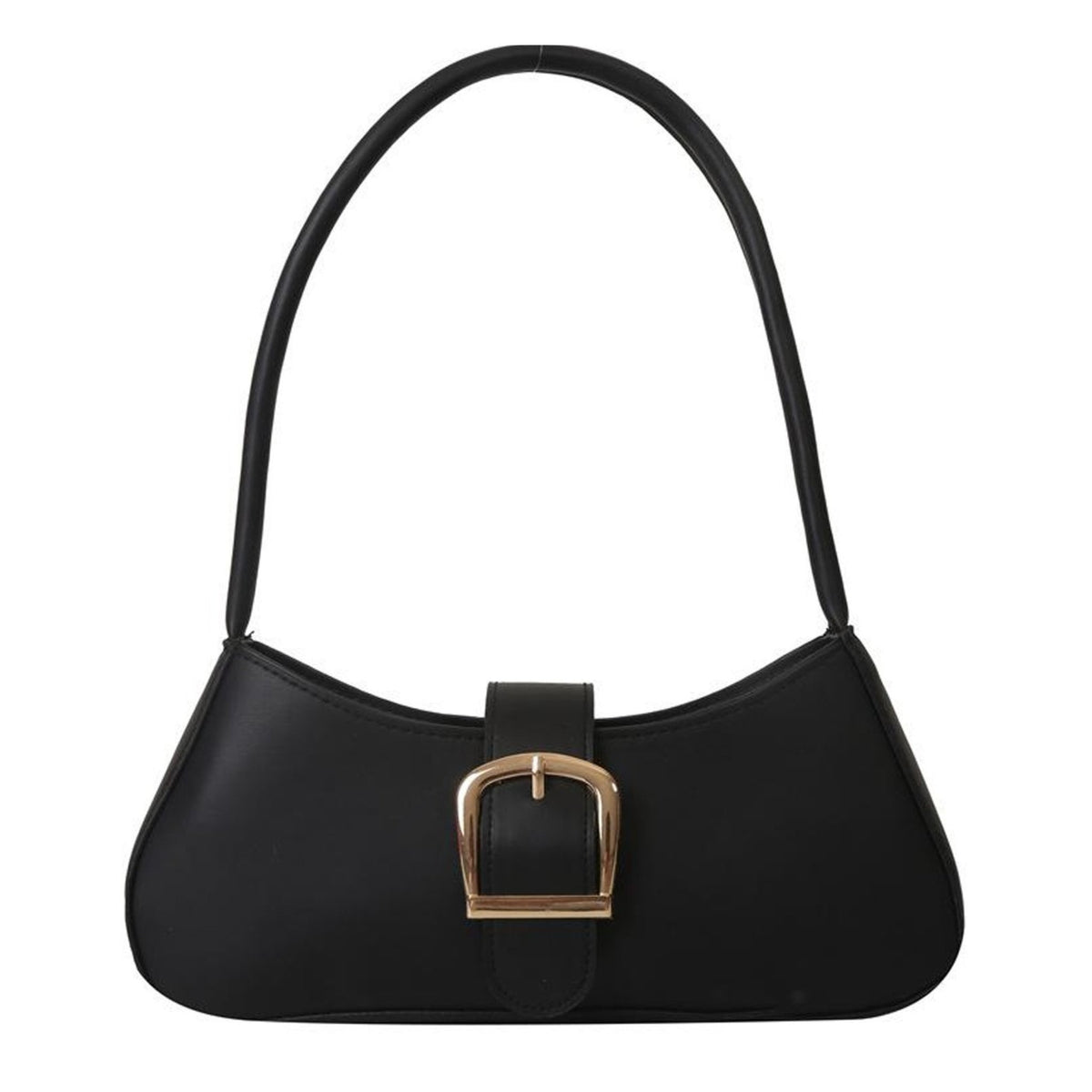 Faux-leather purse with crossbody strap, On the go purse