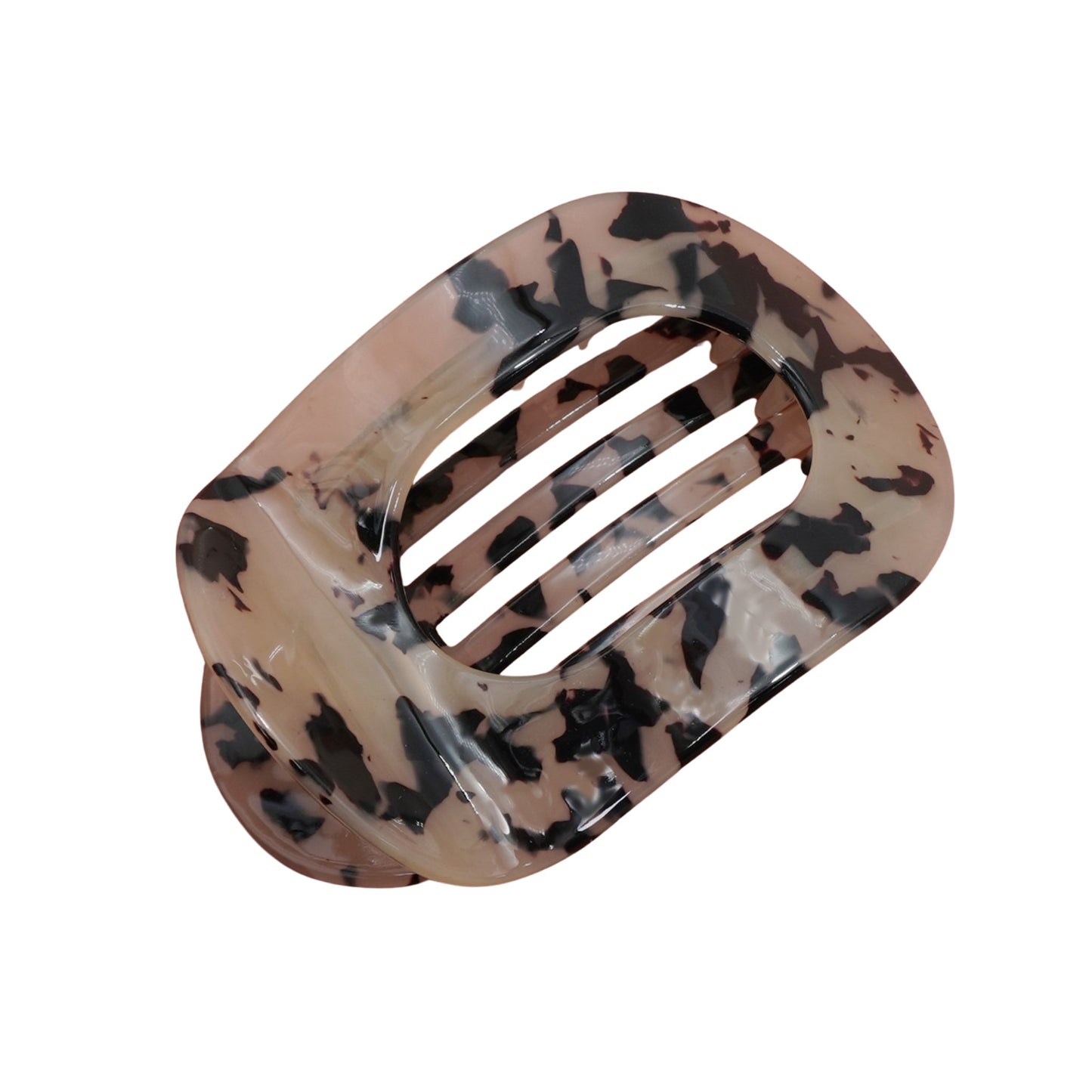 Tortoiseshell Oval Lay-Flat Claw