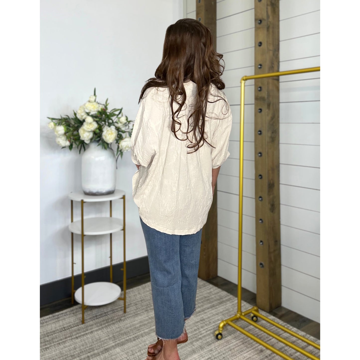 Your Way Embossed Button Down