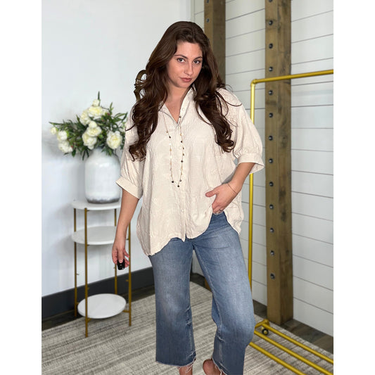 Your Way Embossed Button Down