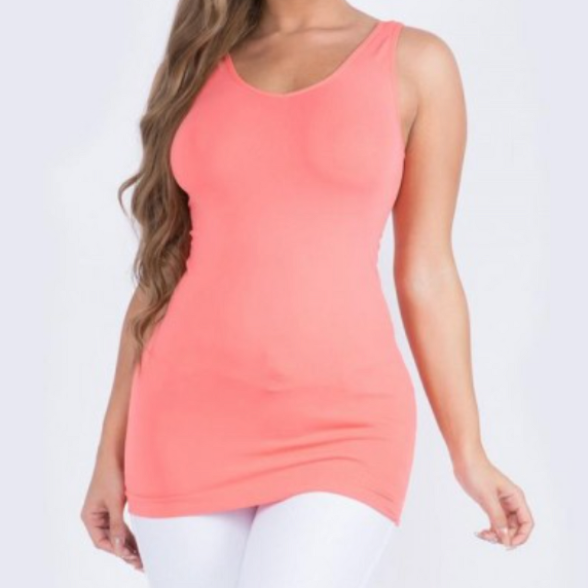 Seamless design featuring shoulder strap and V-neck, Talkin' Tennessee Reversible Shapewear Tank