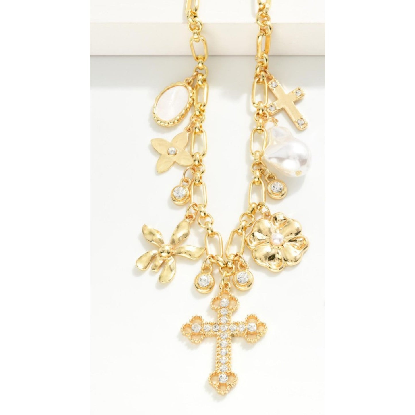 Bloom In Faith Charm Necklace