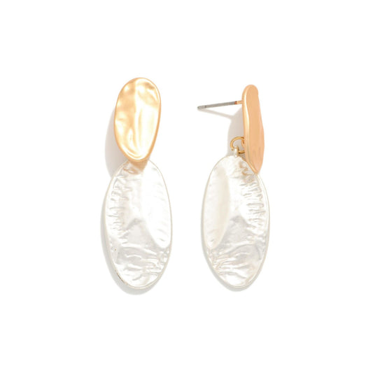 Linked earrings with metal-tone, Gleam & Glint Earring