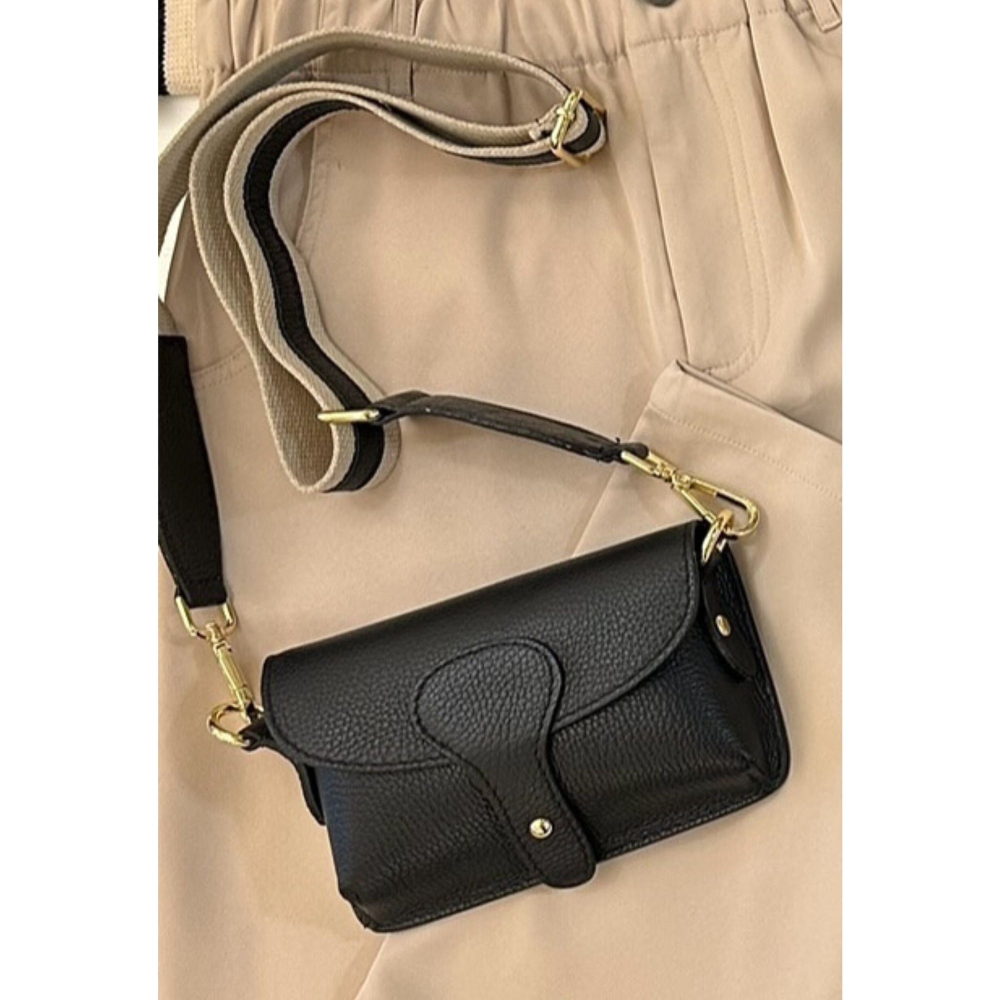 Knox Leather Crossbody Mini Handbag