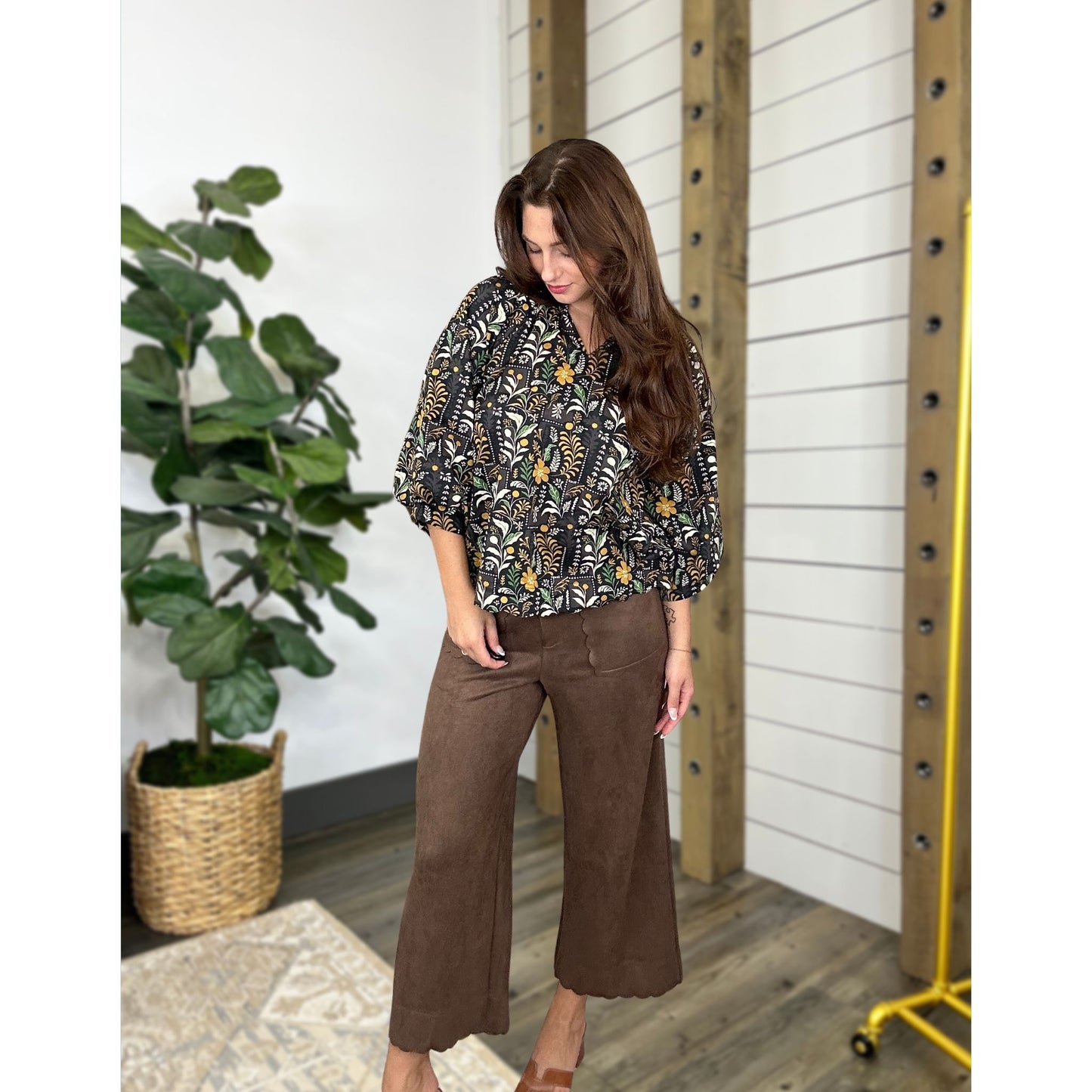 Maple & Midnight Top