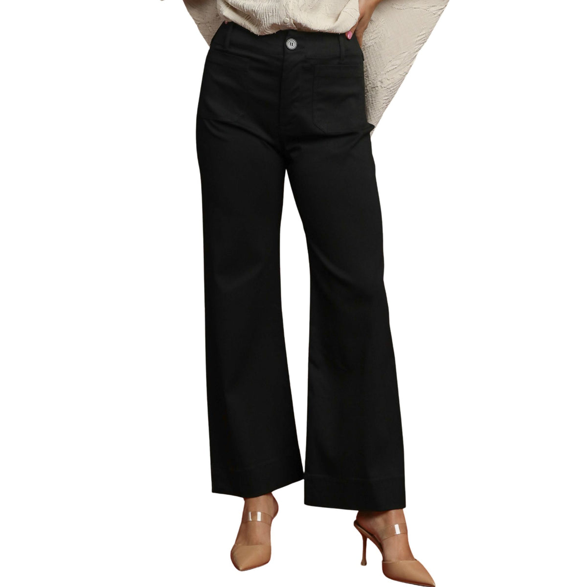 Relaxed-fit finished with stretch fabric and high-rise, Luxe Foundation Pants
