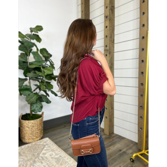 Horsebit handbag