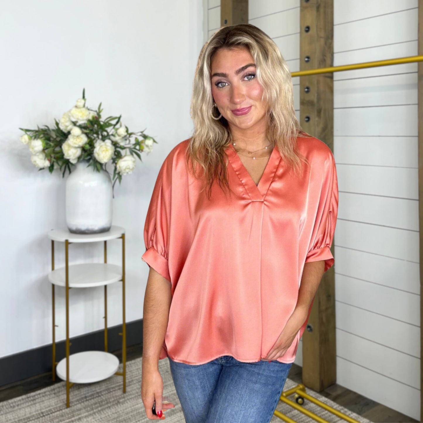 Golden Hour Oversize Blouse