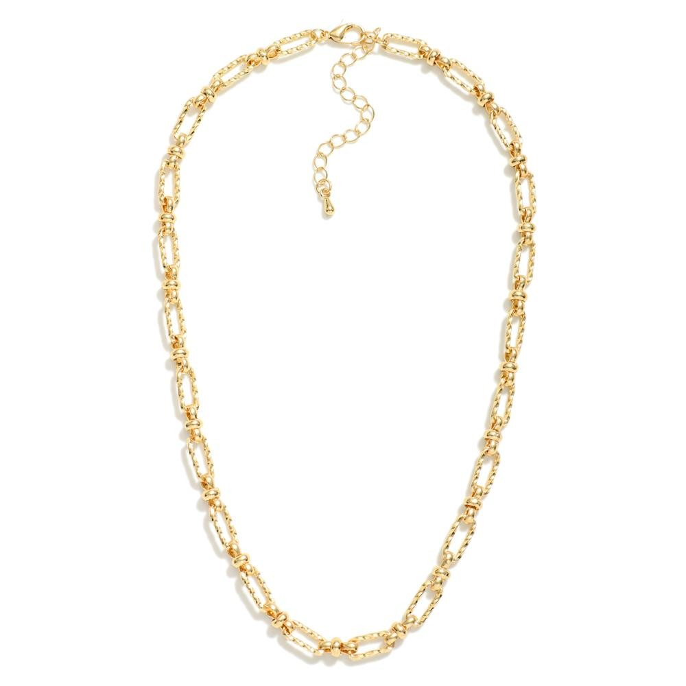 Hera Twisted Chain Link Necklace