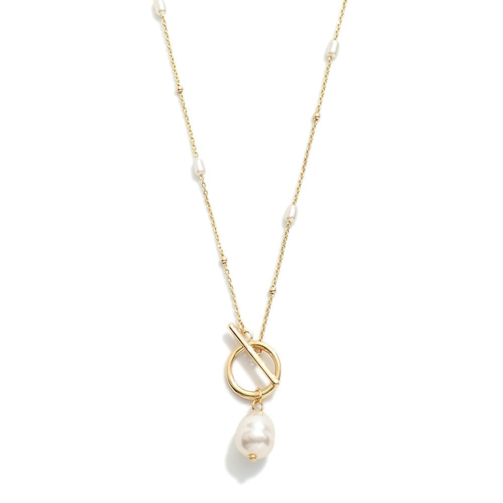 Dainty Chain Link Pendant Necklace