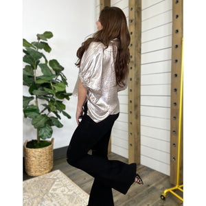 Shimmering Center Of Attention Top