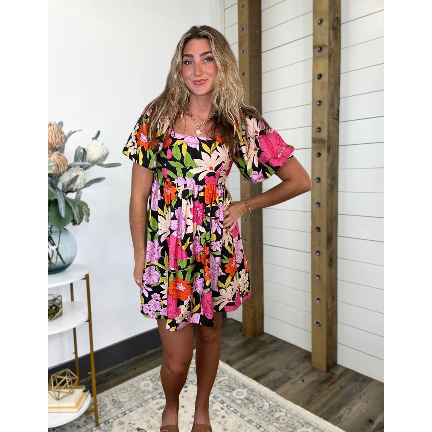 Bloom Scallop Dress