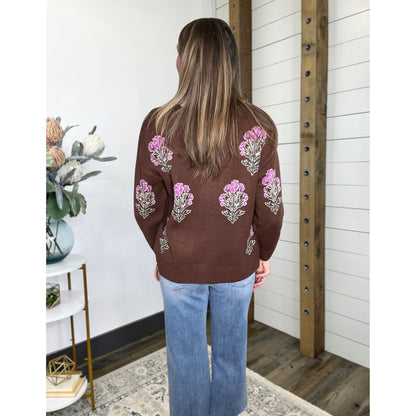 Bloom Button Up Cardigan