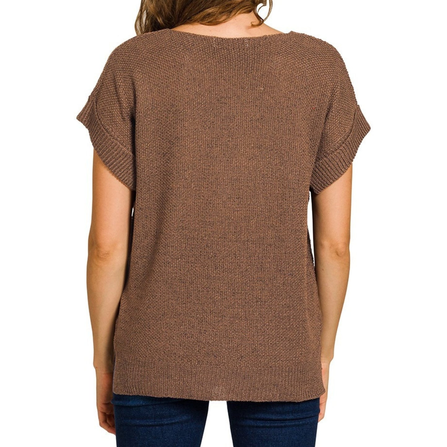 Ember Knit Short Sleeve Sweater