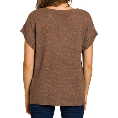 Ember Knit Short Sleeve Sweater