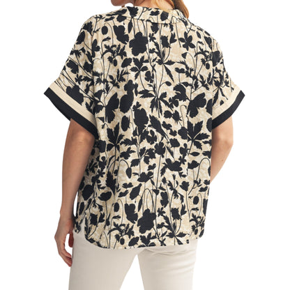 Breezy Floral Drop Shoulder Top