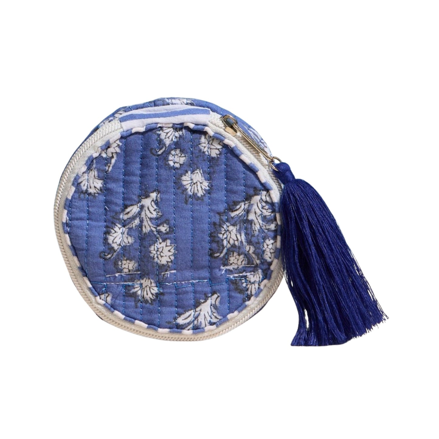 Bluebell Circular Quilt Pouch