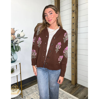 Bloom Button Up Cardigan