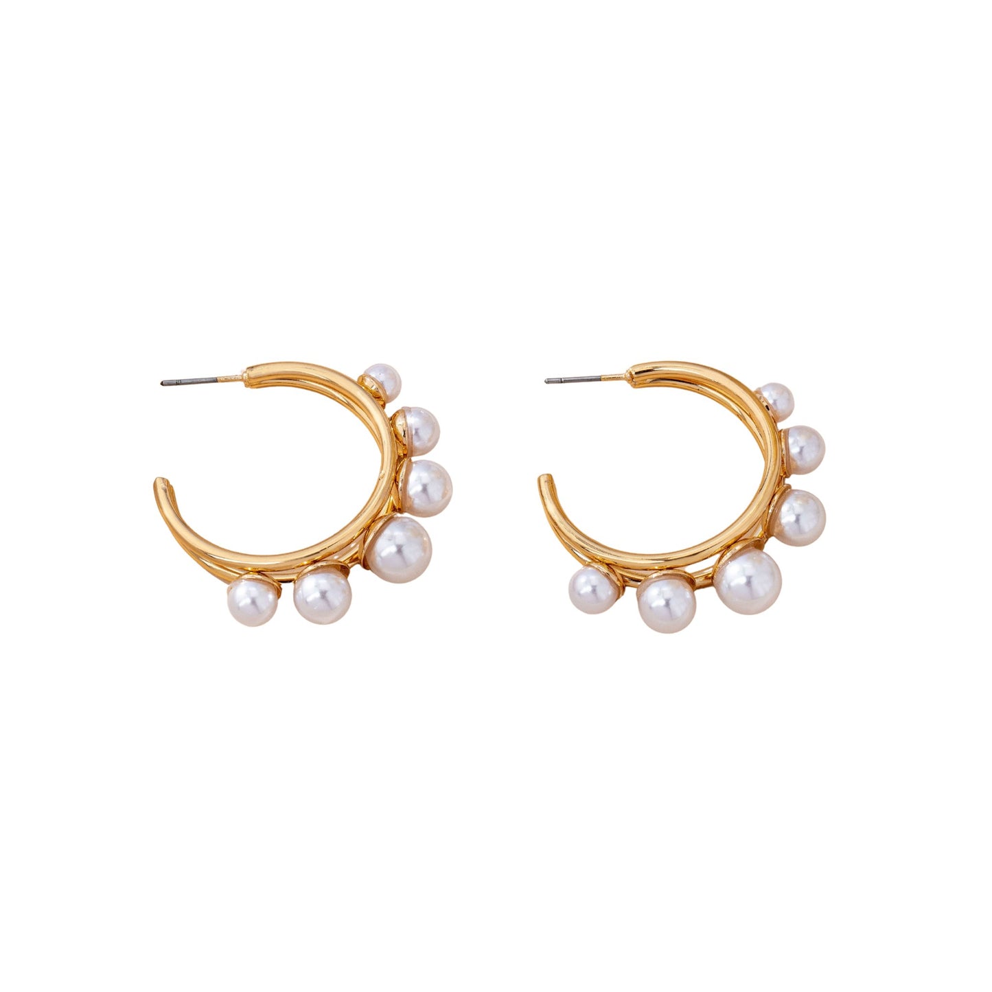 Pearl Cascade Hoops