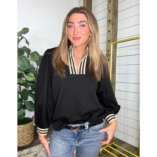 Harper Zip Top