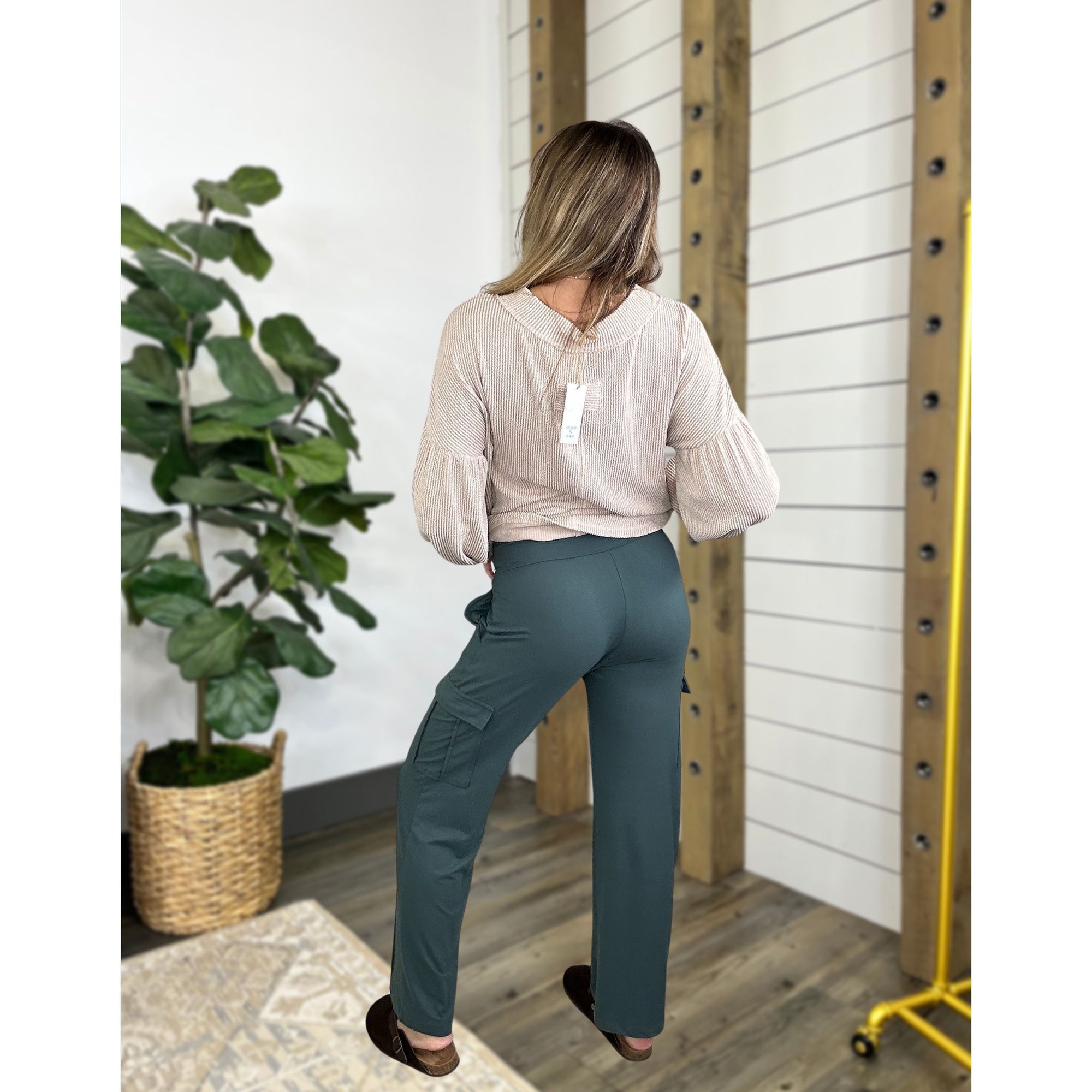 RAE MODE-Casual Fridays Wide Leg Cargo Pants
