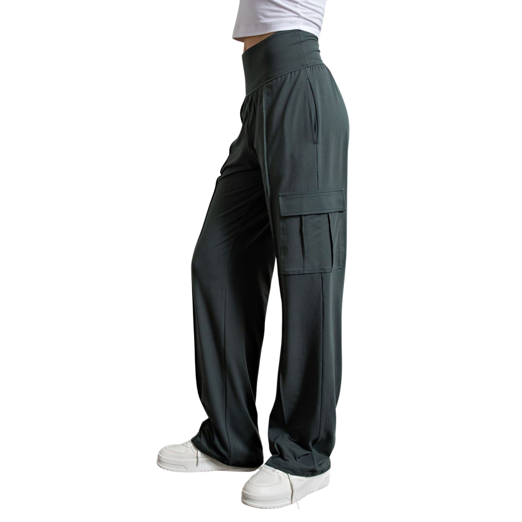 RAE MODE-Casual Fridays Wide Leg Cargo Pants