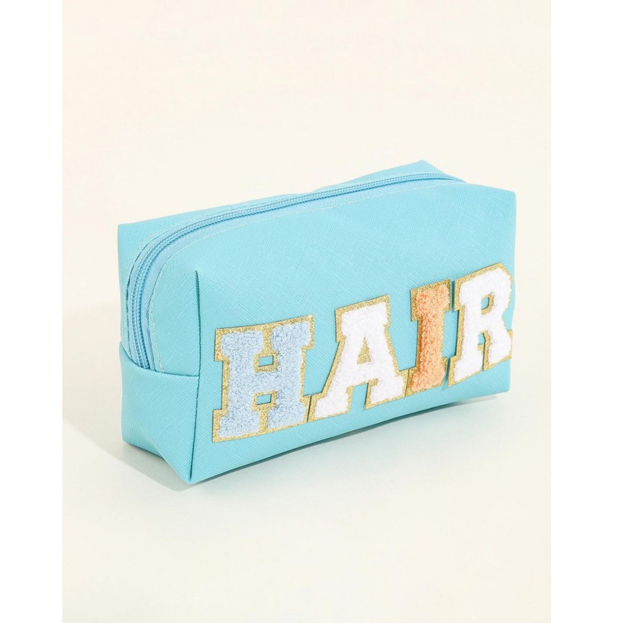 HAIR-Glitter Chenille Patch Pouch
