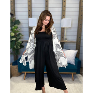 Somewhere With You Smocked Jumpsuit