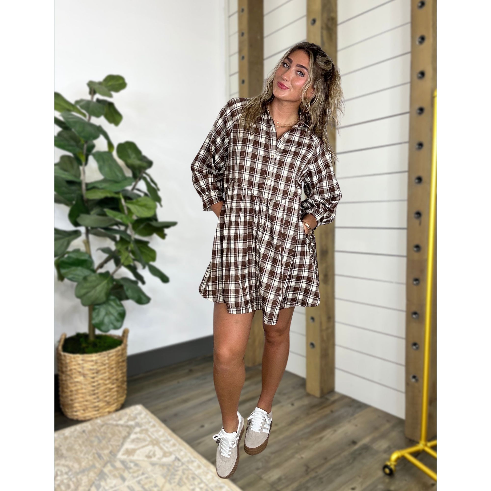 Frankie Plaid Dress