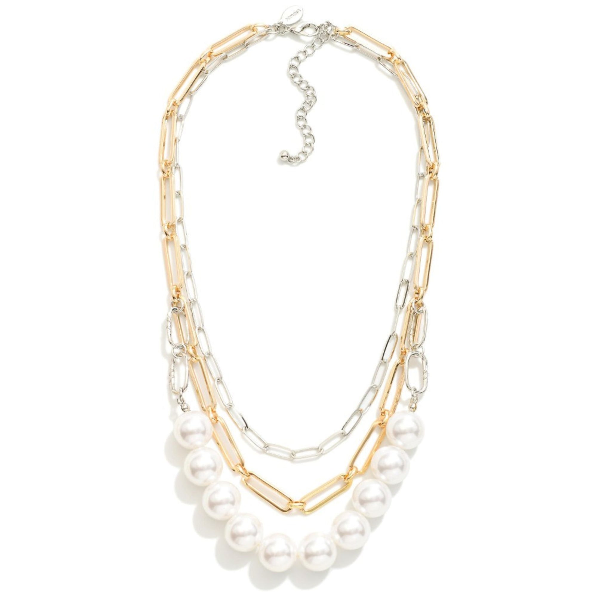 Mix & Mingle Chain + Pearl Necklace
