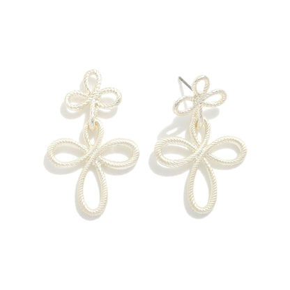 Twist Cross Earrings