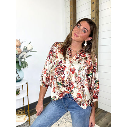Floral Elodie Top
