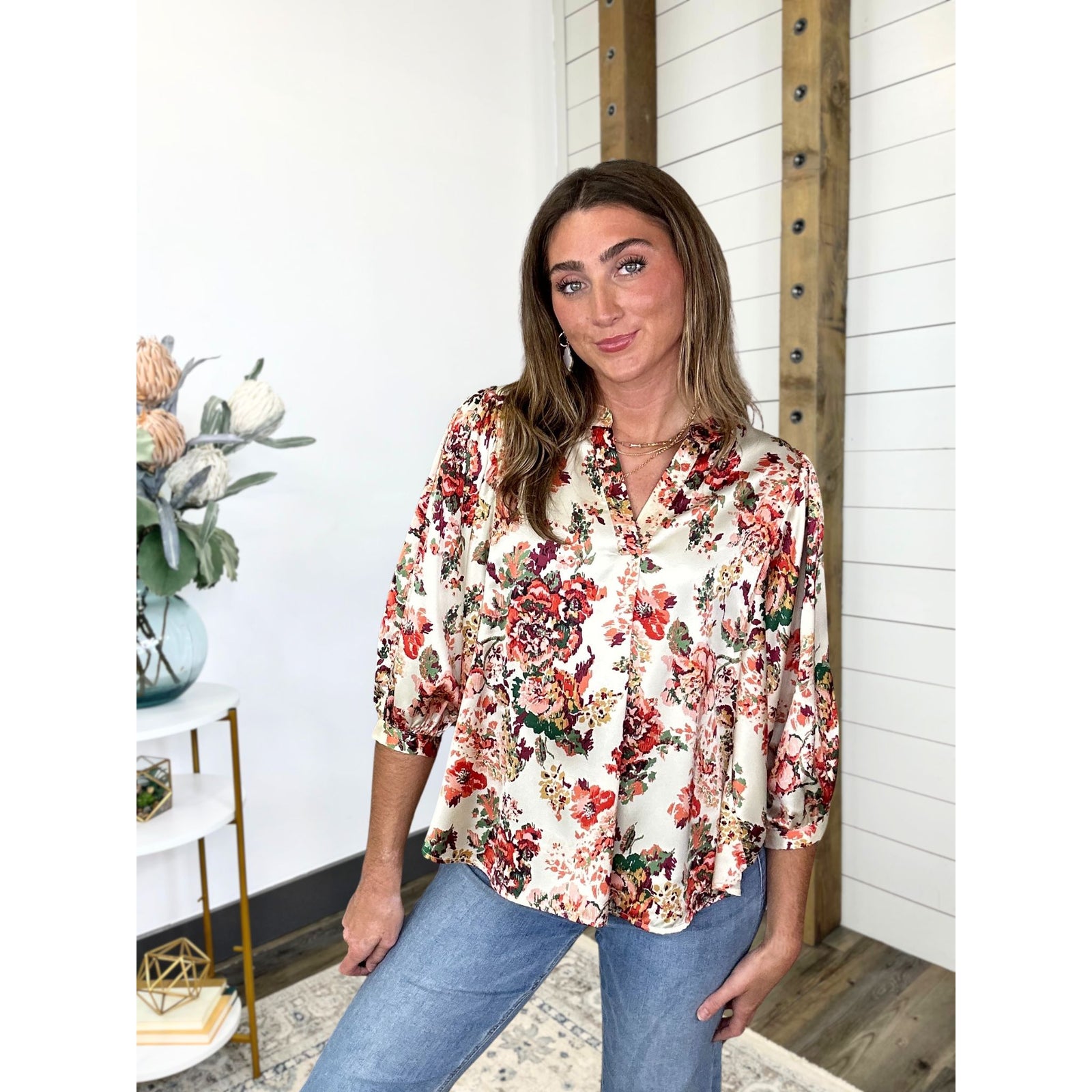 Floral Elodie Top