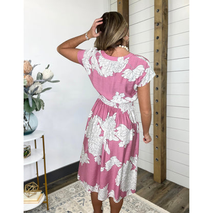 Floral Print Midi Dress