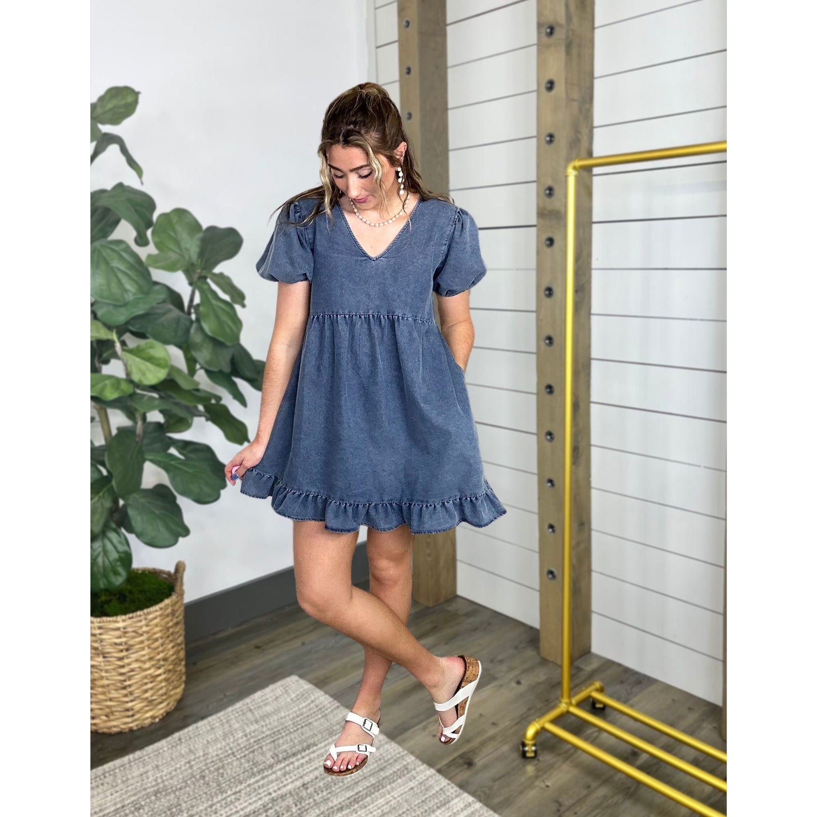 Tiered Babydoll Tunic/Dress - Tiffany Lane Boutique