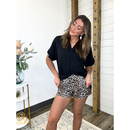 Bold Instinct Leopard Shorts