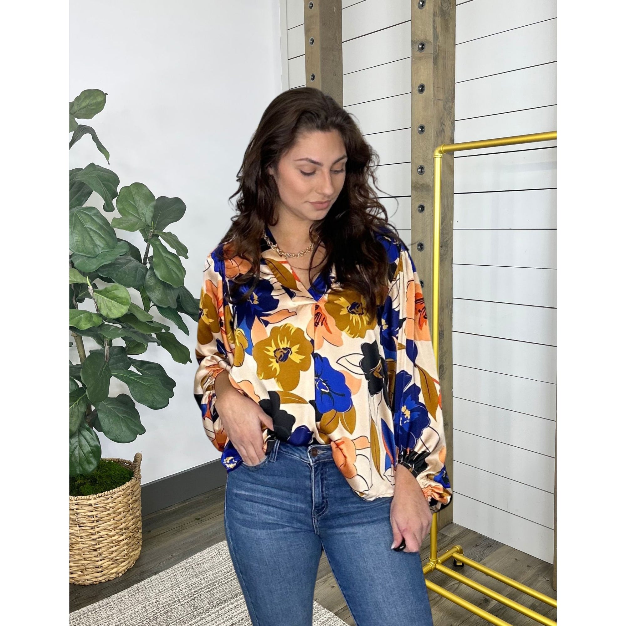 On A High Note Blouse