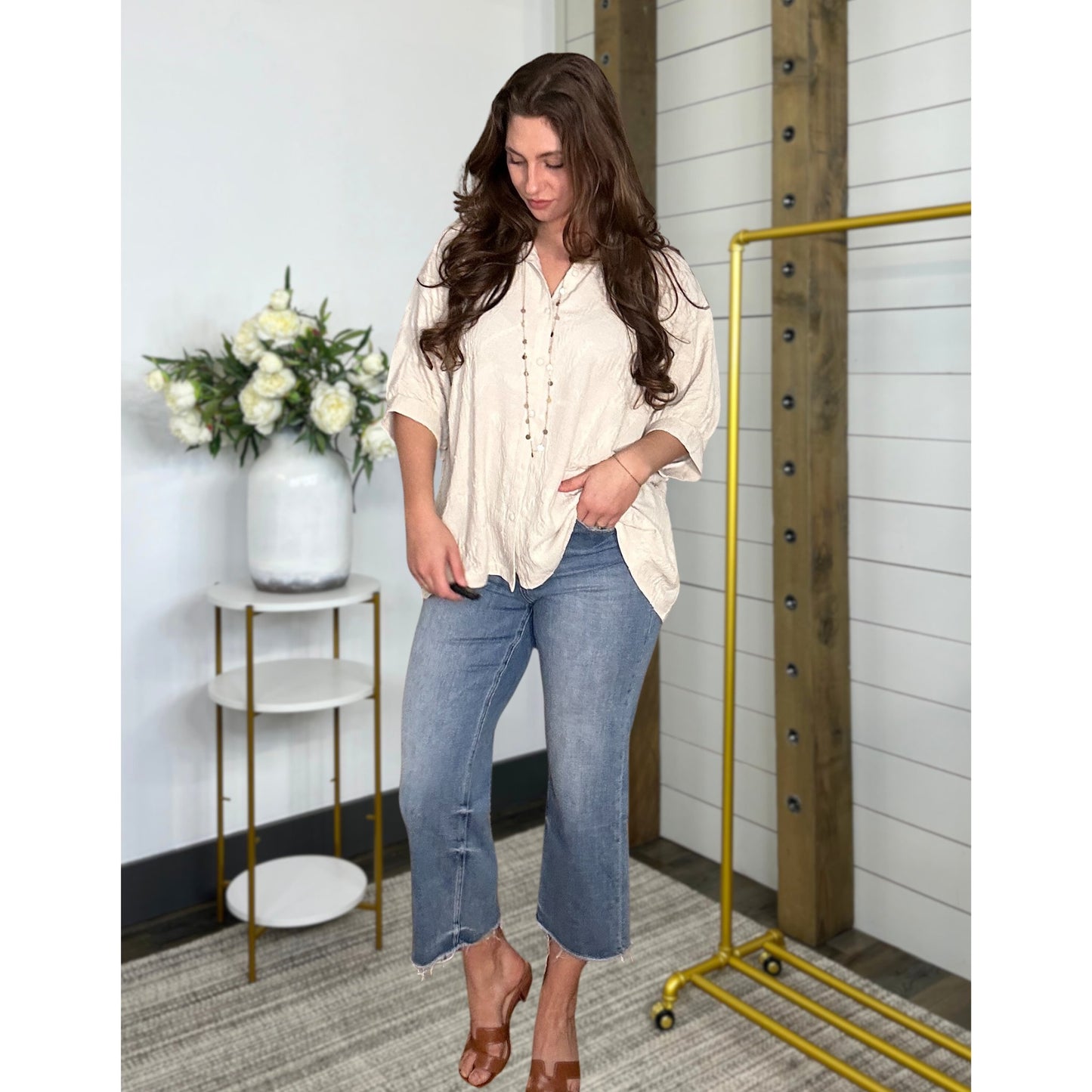 Your Way Embossed Button Down