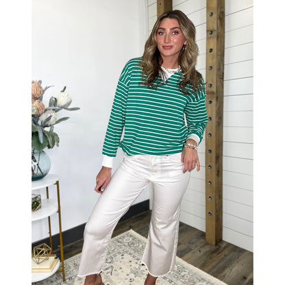 Cloud Nine High-Rise Wide Crop Denim