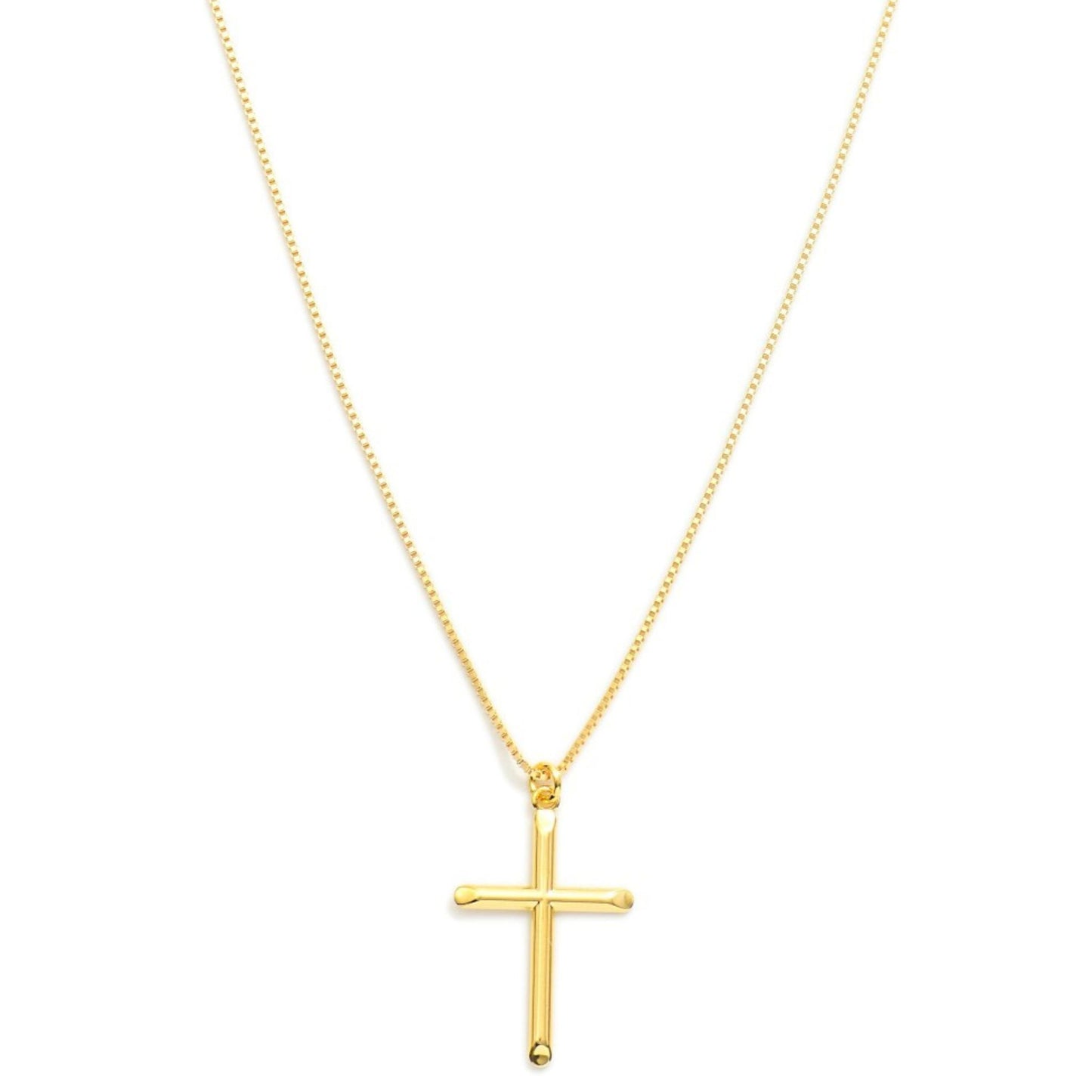 Golden Faith Cross Necklace