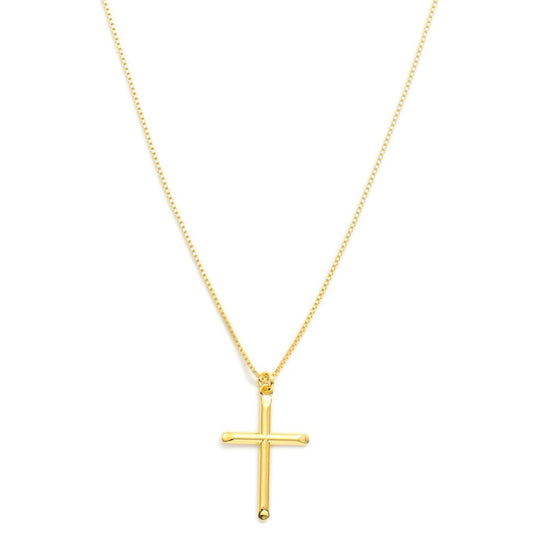 Golden Faith Cross Necklace