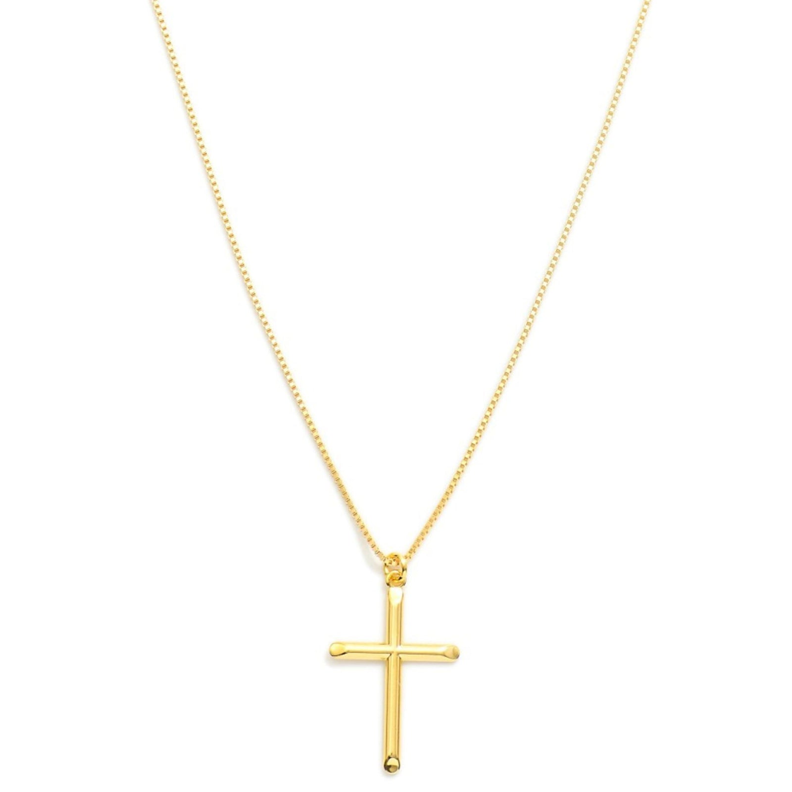 Golden Faith Cross Necklace