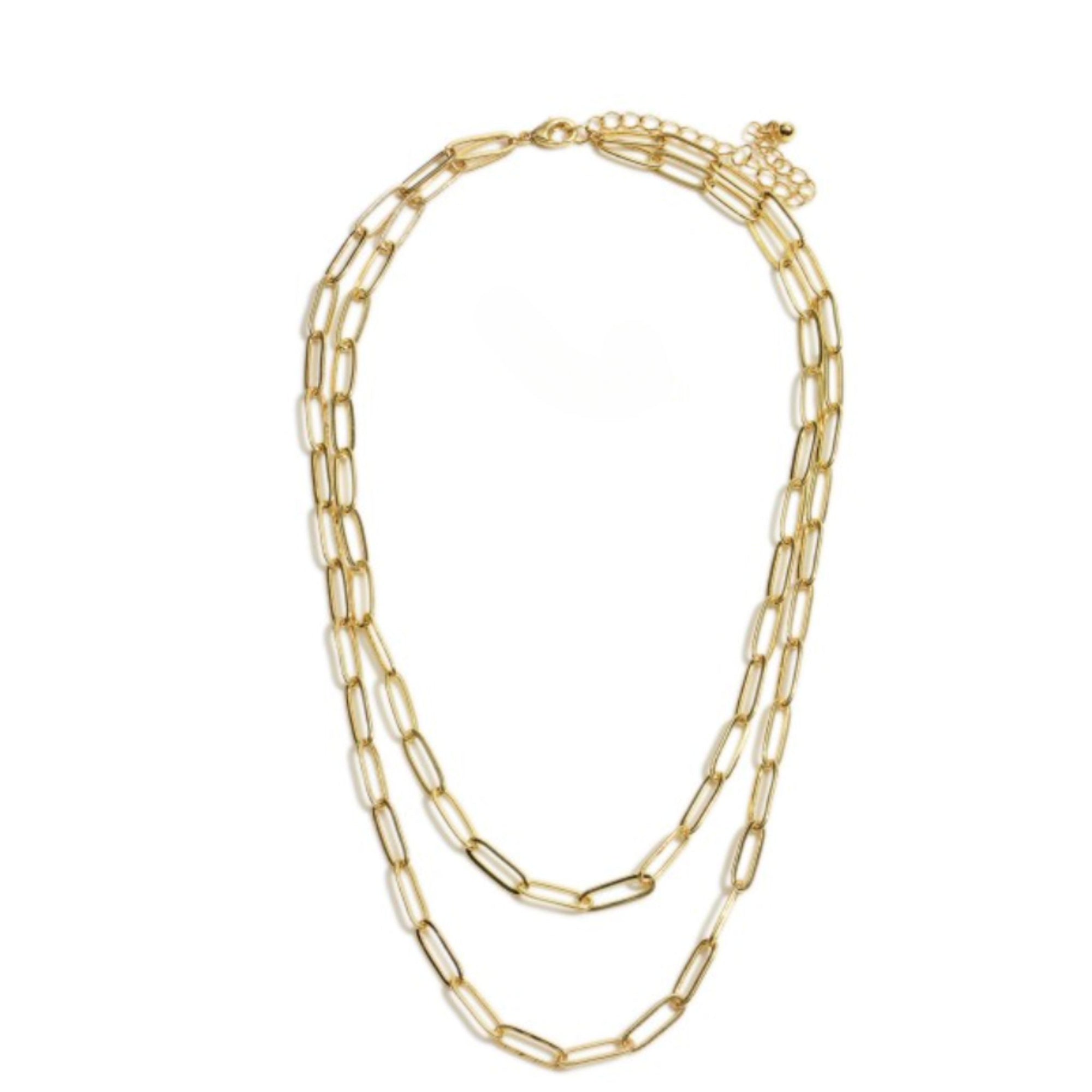 Lost Love Layered Chain Link Necklace