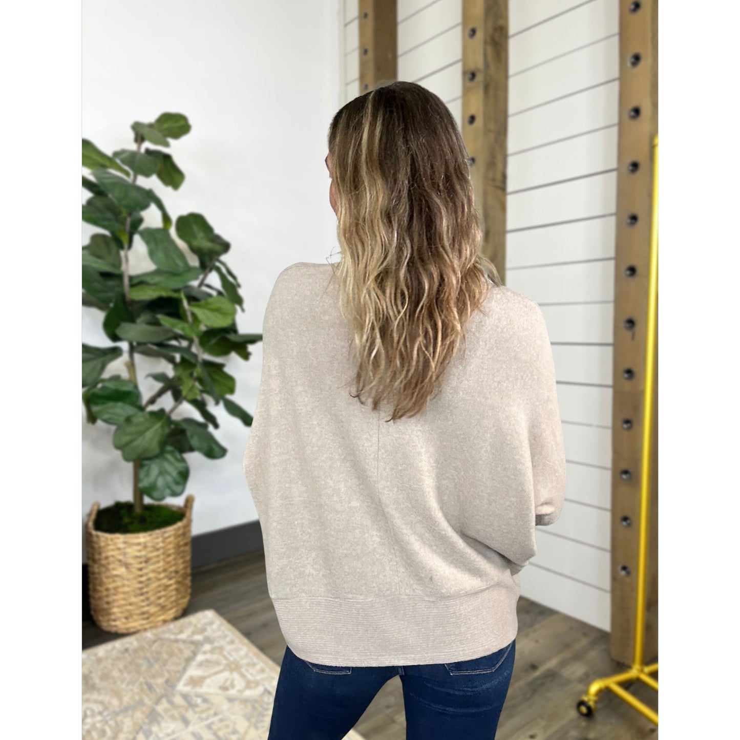 No Plans Needed Turtleneck Sweater