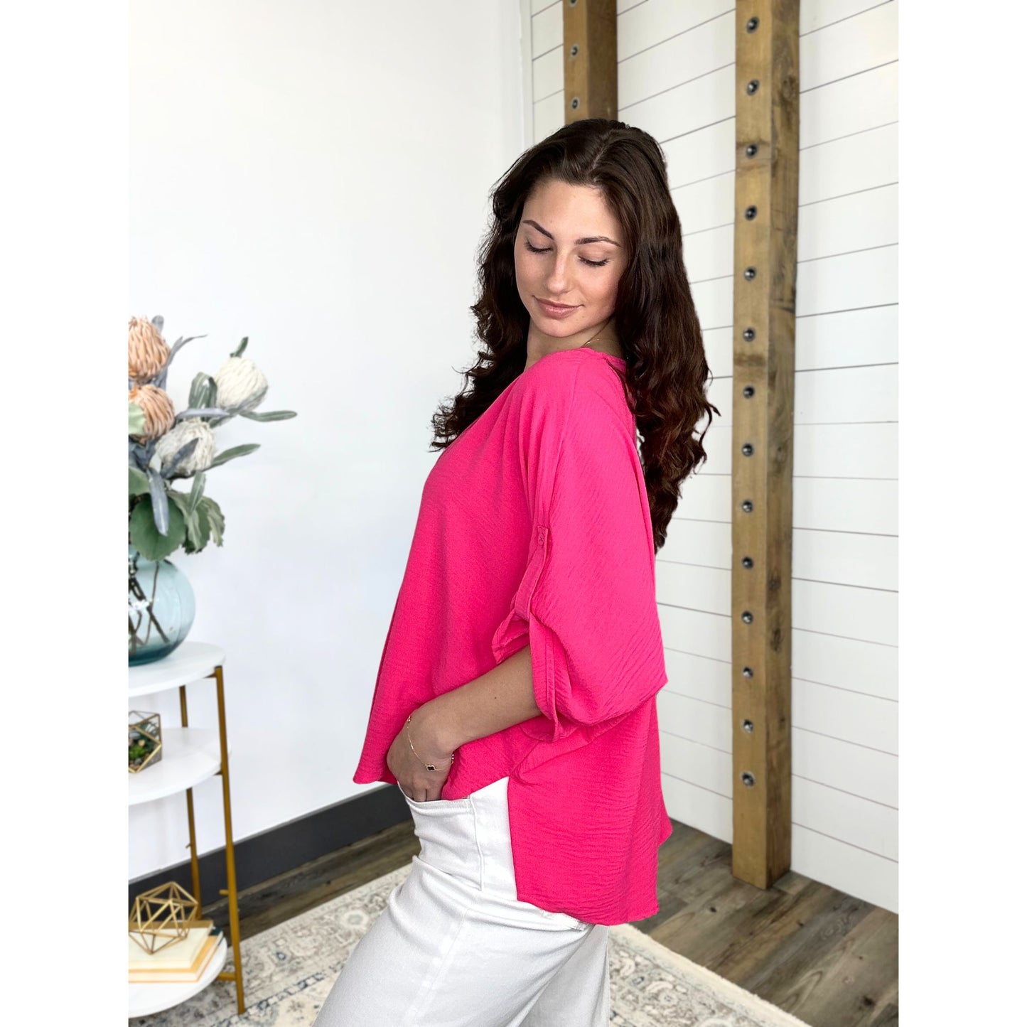 No Doubt About It Oversize Blouse