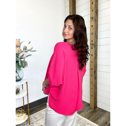 No Doubt About It Oversize Blouse