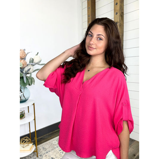 No Doubt About It Oversize Blouse