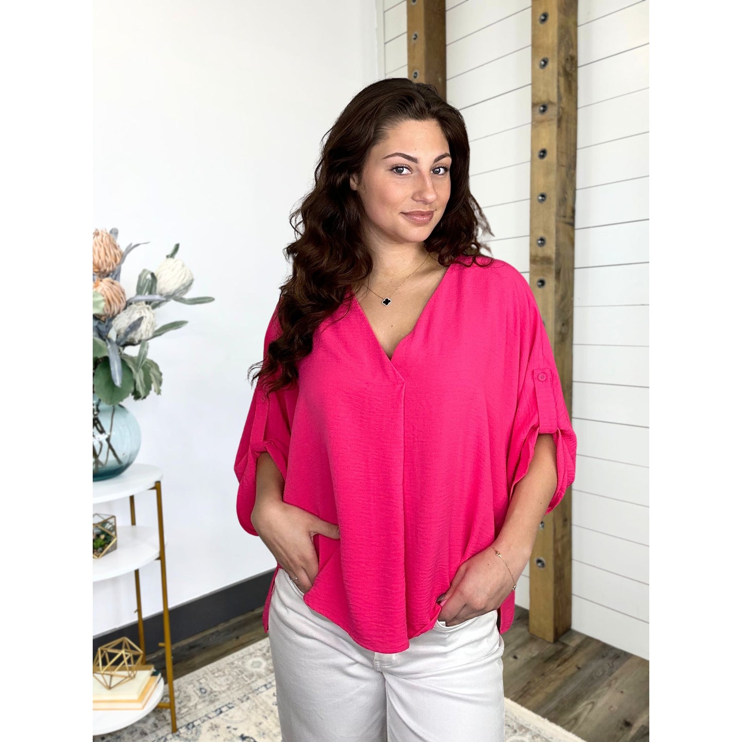 No Doubt About It Oversize Blouse