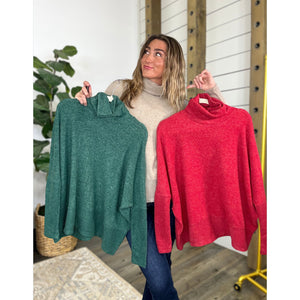 No Plans Needed Turtleneck Sweater